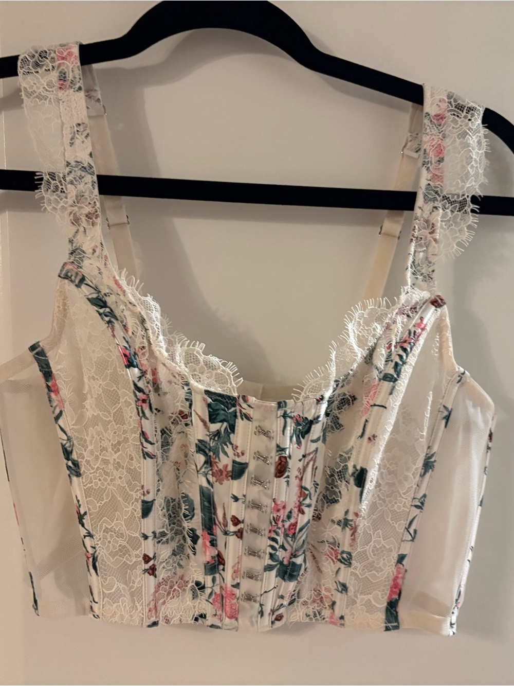 Victoria's Secret Pink Floral Bustier bra. New with tags.